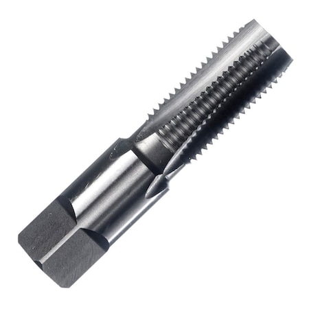 Champion Cutting Tool 1/4in-18 - 325 Straight Pipe Tap, NPT, Ground Thread, 18 TPI Thread per Inch, High Speed Steel CHA 325-1/4-18